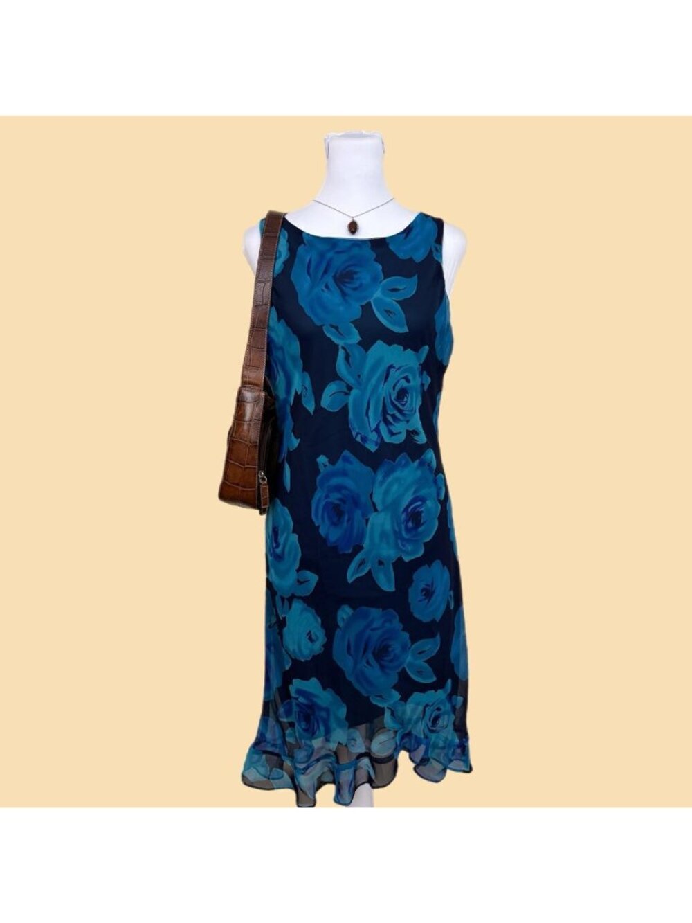 90s ditsy floral rose whimsygoth dress